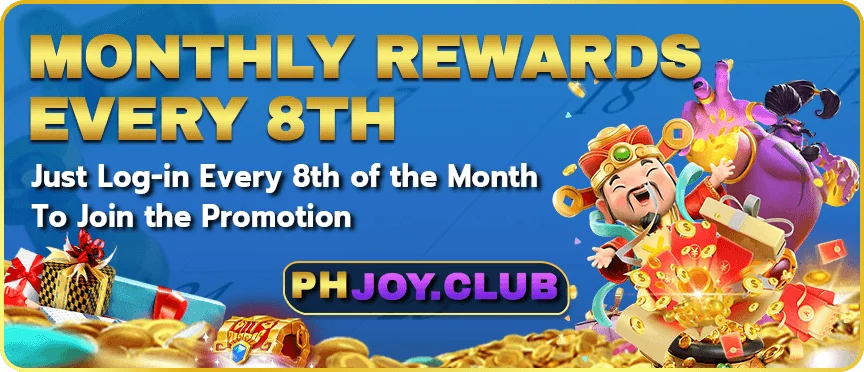 PHJOY Casino 8th Anniversary Promotion Banner