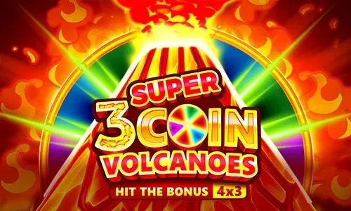 3 Super Coin Volcanoes: Hit the Bonus BNG game cover