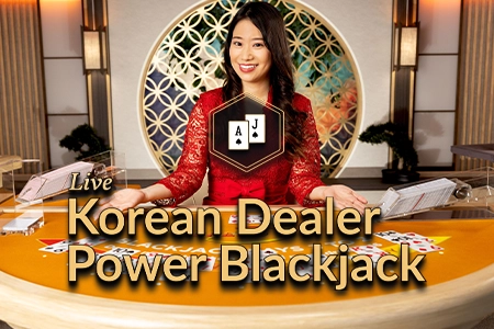 Korean Dealer Power Blackjack Evolution game cover
