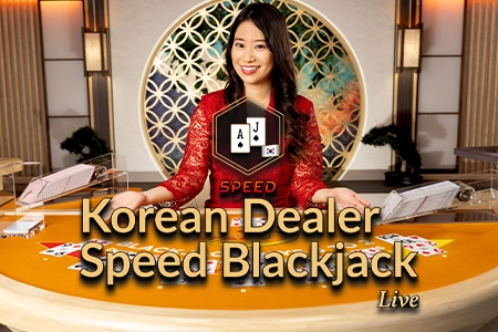 Korean Dealer Speed Blackjack Evolution game cover