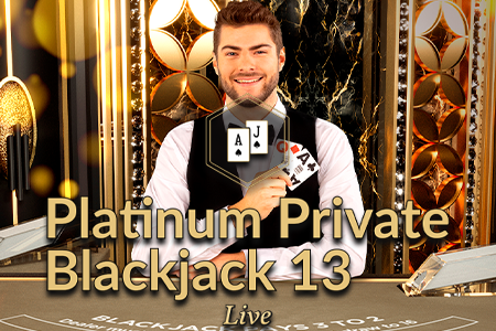 Platinum Private Blackjack 13 Evolution game cover
