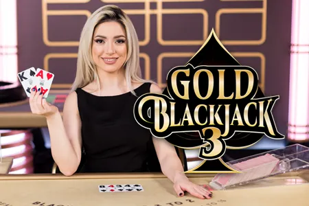 Blackjack Gold 3 Ezugi game cover
