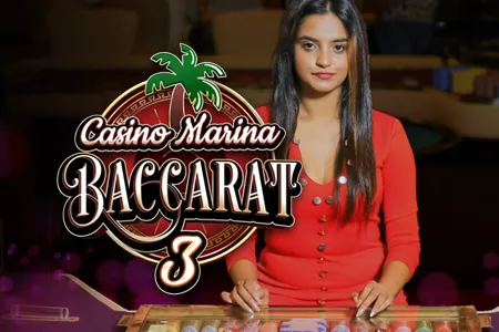 Casino Marina Baccarat 3 Ezugi game cover