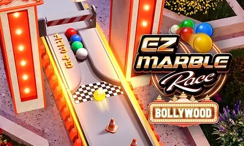 EZ Marble Race Bollywood Ezugi game cover