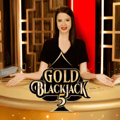Gold Blackjack 5 Ezugi game cover