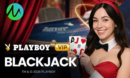 Playboy VIP Blackjack Microgaming game cover
