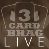 3 Card Brag Live Playtech game cover