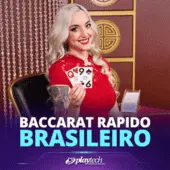 Baccarat Rapido Brasileiro Playtech game cover