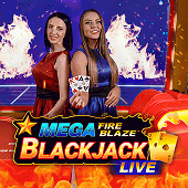 Mega Fire Blaze Blackjack Live Playtech game cover