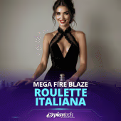 Mega Fire Blaze Roulette Italiana Playtech game cover
