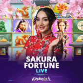 Sakura Fortune Live Playtech game cover