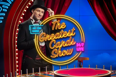 The Greatest Cards Show Playtech game cover