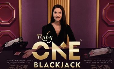 Live - ONE Blackjack 2 - Ruby Pragmatic Play game cover
