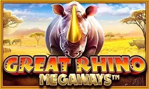 Great Rhino Megaways Pragmatic Play game cover